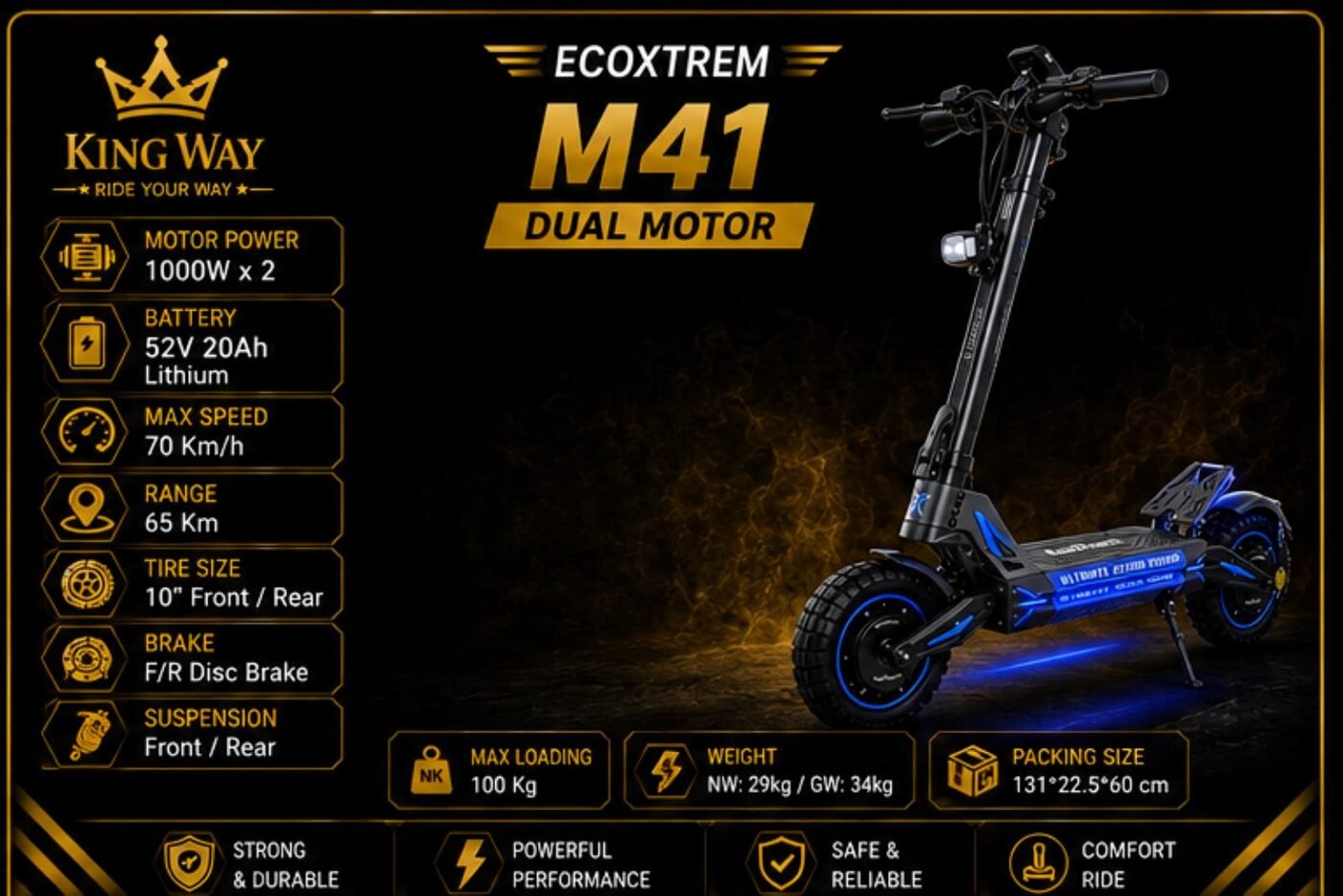 Ecoxtrem M41 Dual Motor